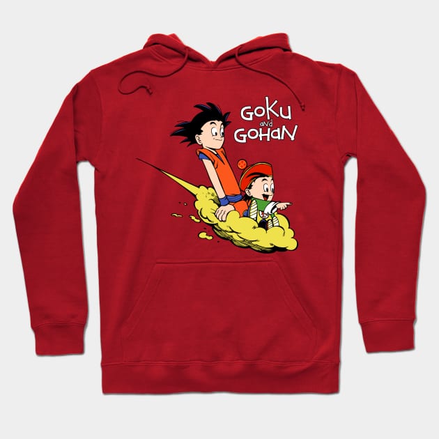 Goku and Gohan Hoodie by ES427